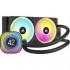 Corsair iCUE Link H100i LCD RGB 240mm AIO Liquid CPU Cooler With Display & iCUE LINK System Hub